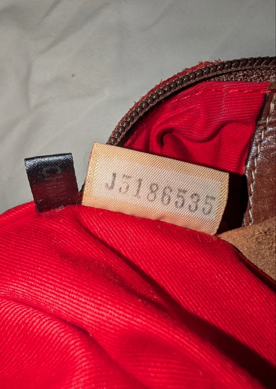 Dooney & Bourke Suede Hobo Bag Red GUC